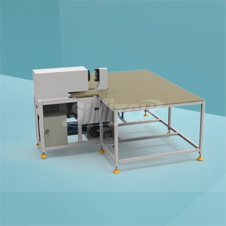Wind valve shaft bracket riveting workstation