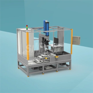 Automatic riveting equipment for left and right longitudinal beam connecting plates
