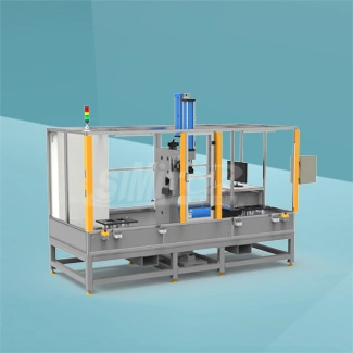 Double station C-type servo riveting center